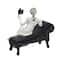 7" Skeleton Bride with Mask on Chaise Lounge Tabletop Décor by Ashland®